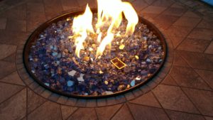 Fire pit hygge light