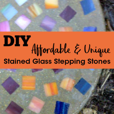 How to Make Affordable and Unique Stained Glass Stepping Stones