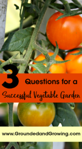 vegetable garden questions