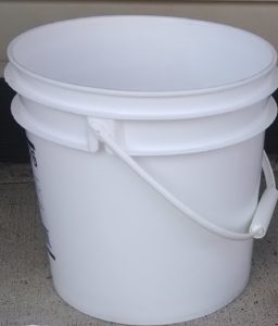 5-gallon bucket margin