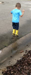 yellow rain boots and puddles health margin
