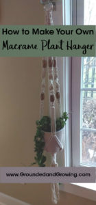 diy beaded cotton macrame plant hanger