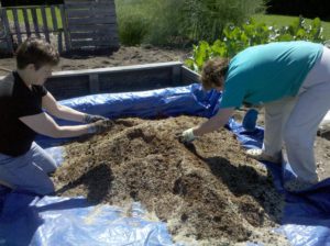 soil mix square foot garden