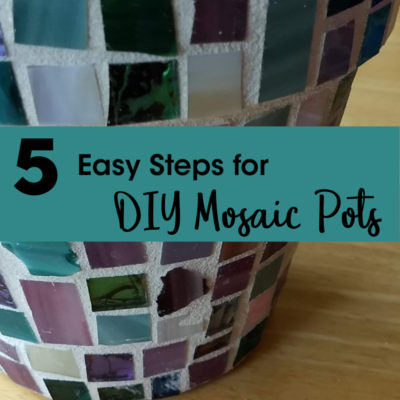 How to Make Easy Mosaic Flower Pots