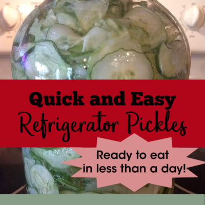 Summer in a Jar: Quick and Easy Refrigerator Pickles